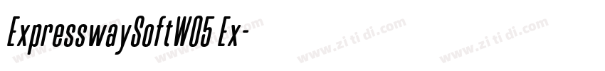 ExpresswaySoftW05 Ex字体转换